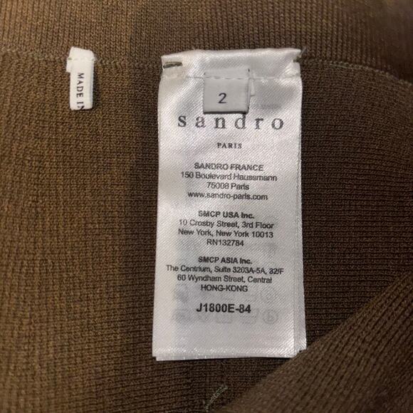 Sandro Brown Studded Skirt - Picture 9 of 13